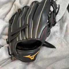 Mizuno CatchinNavi ブラックグローブ 右投げ用