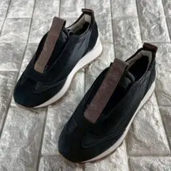 未使用級/36 BRUNELLO CUCINELLI スニーカー モニーレ 黒