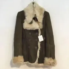 ⭐️新品⭐️ PATRIZIA PEPE カーキムートンコート サイズ40