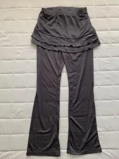 IGNIO フリル付きスカートパンツ L