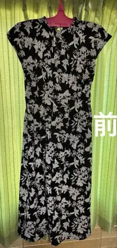 SALE‼️夏物処分 ノースリーブ花柄シャツワンピース