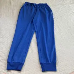 Pm by PERSON'S ストライプジョガーパンツ 青　一回の着用　美品