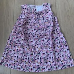 H&M 花柄 ノースリーブ ワンピース 12-18M