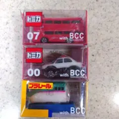 【新品未使用】トミカ with BCC　トミカキャンドル　3点セット