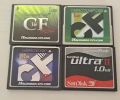 コンパクトフラッシュ 4個