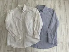 LL BEAN リンクルフリー　オックスフォードシャツ　2枚セット