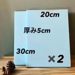 【スタイロフォーム】20×30cmくらい2枚