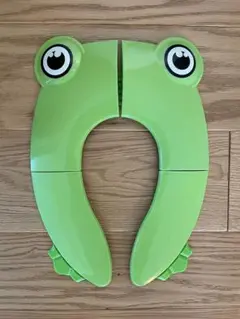 【美品】折りたたみ 補助便座 カエル