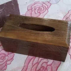 会津桐 ティッシュボックス 新品