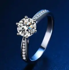指輪 ダイヤモンド D1.00ct プラチナ 一粒 ダイヤ リング7258