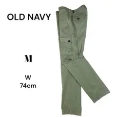 OLD NAVY カーゴパンツ スリムフィット 28×30 【M】カーキグリーン