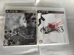 PS３ゲーム　ニーアレプリカントとドラッグオンドラグーン３