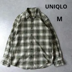 OLD UNIQLO　長袖シャツ　タータンチェック　Mサイズ　メンズ