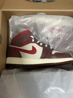 GS AJ1 Mid SE CoconutMilkDarkPony 24.5cm