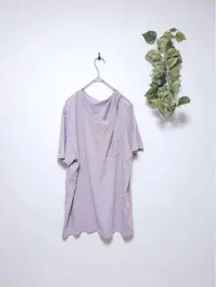 ギャップ　GAP ラベンダー 半袖Tシャツ　ゆったり　Ｌ