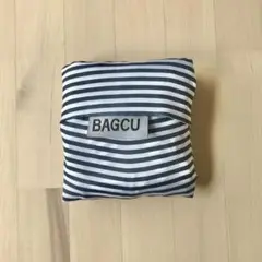 BAGCU　エコバッグ　ストライプ　折りたたみ　軽量　大容量　おしゃれ　買い物