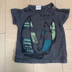 【セール♡】スラップスリップ　べべ　Tシャツ　カーキ