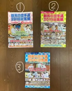 ありがとGスポーツ臨時増刊号 群馬の空手道2018-20総集編【3冊セット】