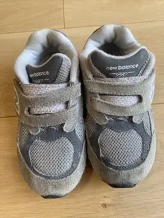 New Balance 990 グレー スニーカー ベルクロ　16cm