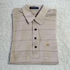 Golden Bear ベージュ ポロシャツ　Sサイズ