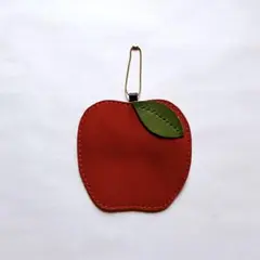 ⭐︎特別感謝セール⭐︎レザーのリンゴ コインケース/バッグチャーム