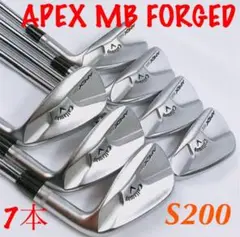 豪華7本組!!! Callaway APEX MB FORGED S200