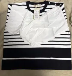 Maglie le casetto ブラウスドッキングニット
