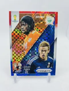 2014 Panini Prizm 本田圭佑＆ジルビーニョ パラレル