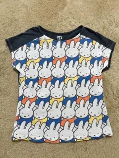 ユニクロ　UT ×ミッフィー　総柄Tシャツ　半袖トップス