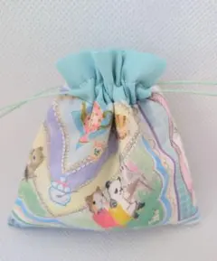117　ユキエモン　ミニ巾着　小さな収納