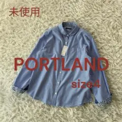 U♦︎未使用　ポートランド　リバティ　シャツ　ＸＬ　可愛い丸襟