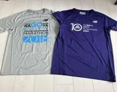 名古屋シティマラソンTシャツ2枚セットLサイズ