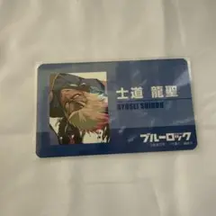 士道龍聖 ブルーロック 名刺 カード