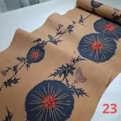 ☘️新染め=柿渋染め=未使用品着物解き　23