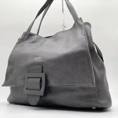 【極美品】フィラノ ショルダーバッグ 肩掛け フェイクレザー バックル