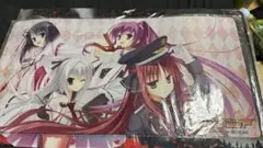プレイマット　ドラクリオット　DRACU-RIOTゆずソフト　カードラボ 希少】ドラクリオット！ 矢来美羽 ラバーマット プレイマット