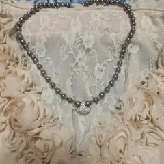 メレダイヤモンド パール ネックレス
