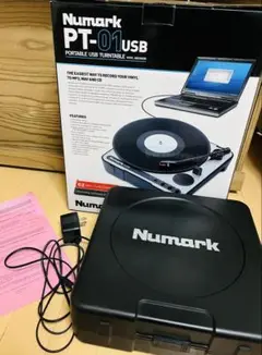 【美品】Numark PT-01USB ポータブルUSBターンテーブル 製品情報：PT-01USB：Numark
