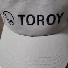TOROY グレー キャップ ロゴ刺繍