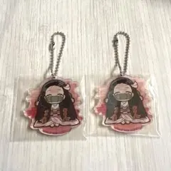 鬼滅　ぴたでふぉめ　刀鍛冶の里　アクリルキーホルダー　アクキー　禰豆子　ねずこ