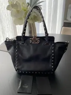 【VALENTINO】ロックスタッズ カーフスキン ミニバッグ