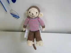 おさるさんのあみぐるみ