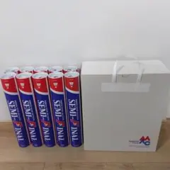SEMI-FINAL バドミントンシャトル 空箱 空筒 1箱