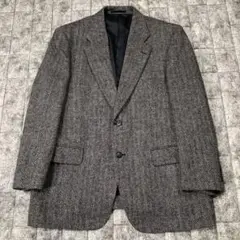 【美品】STRONG HALLY テーラードジャケット　ヘリンボーン