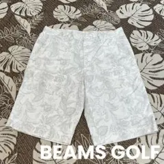 BEAMS GOLF(ビームスゴルフ)ペイズリー柄　ゴルフハーフパンツ