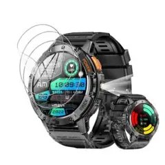 aumesovi 1.43インチ スマートウォッチ 保護フィルム 3枚入