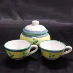 イタリア　CALECA製　220㎜皿4枚セット Caleca Pottery - Etsy