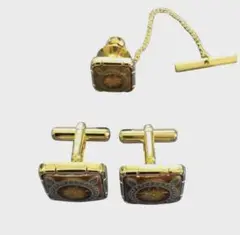 カフスリンクス　ネクタイピン　セット商品