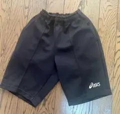 【訳あり】 asics／バレーボールハーフパンツ ／黒／150