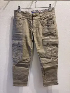 BURBERRY BLUE LABEL ベージュ カーゴパンツ 36 バーバリー